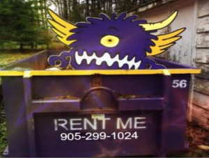 storm debris dumpster Burlington