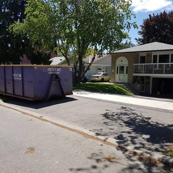 best dumpster size for basement cleanout Brampton